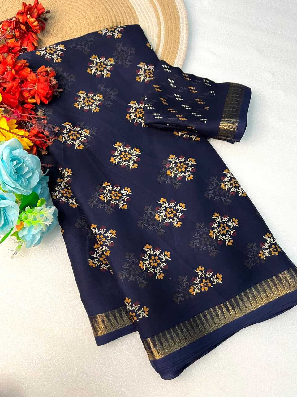 YNF Wholesale Georgette Designer Sarees  | Surat Manufacturer