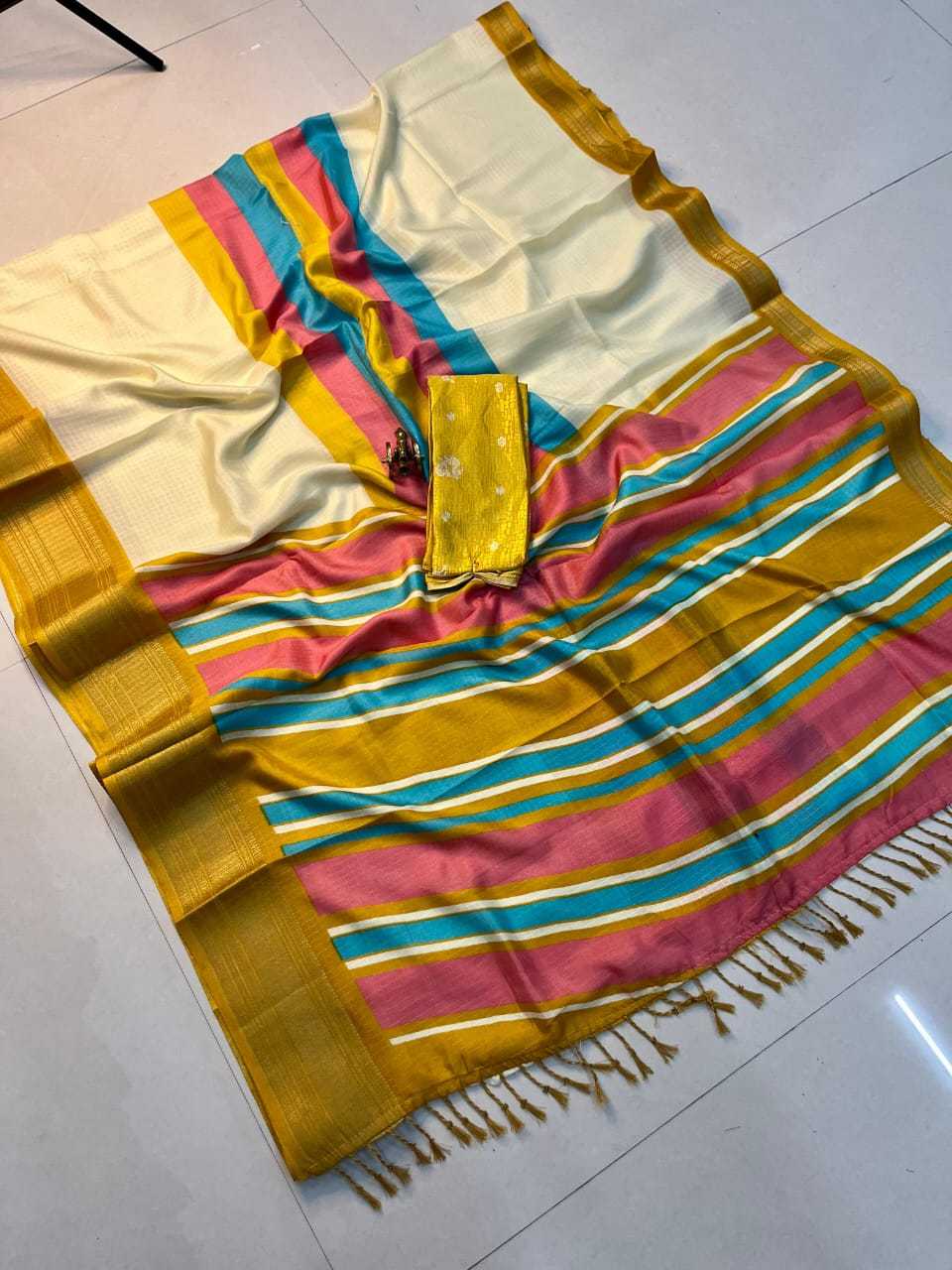 YNF Wholesale Dola Silk Saree With Jacket  | Surat Manufacturer