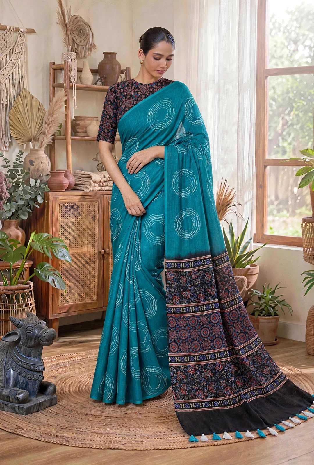 YNF Wholesale Cotton Fancy Sarees  | Surat Manufacturer