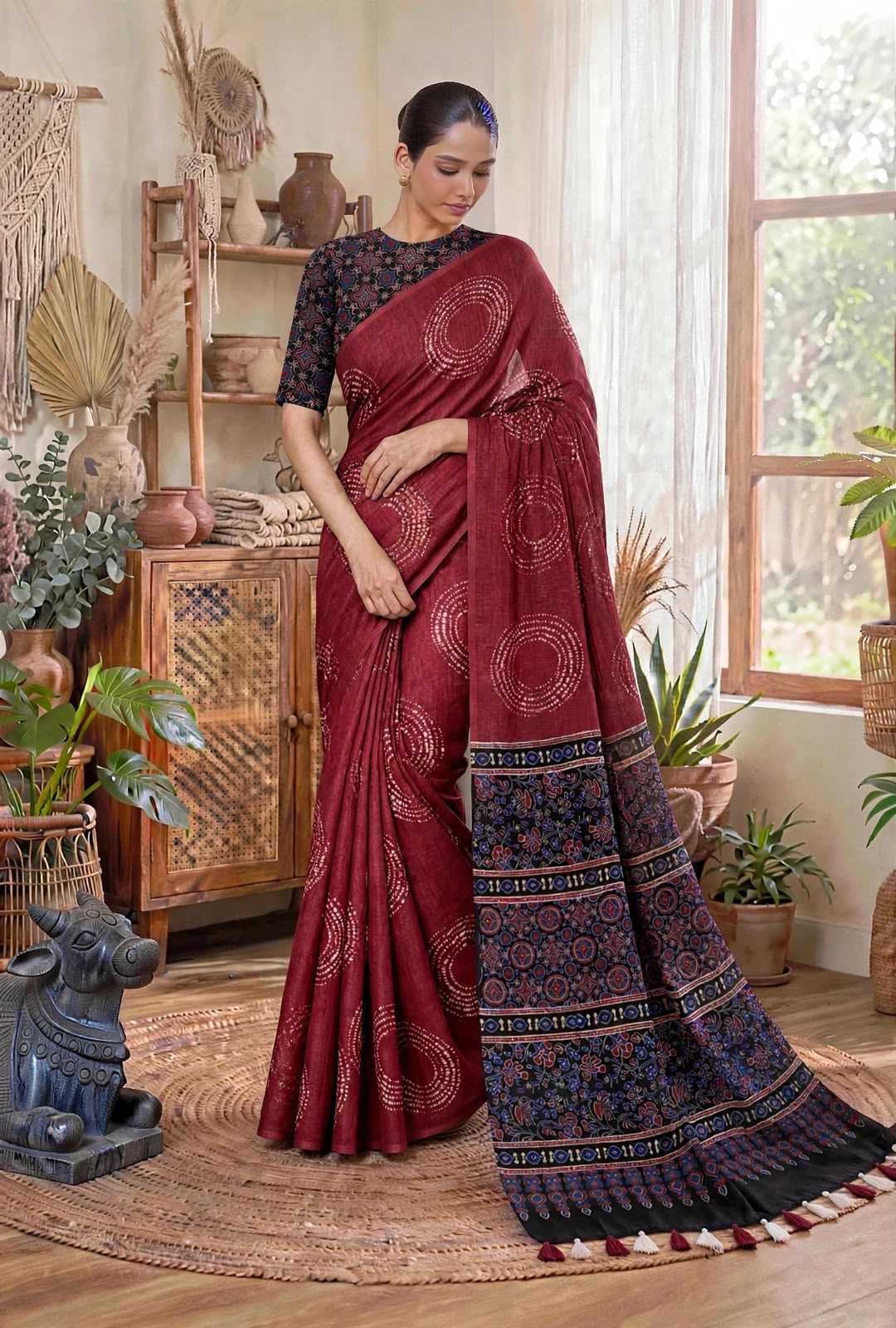 YNF Wholesale Cotton Fancy Sarees  | Surat Manufacturer