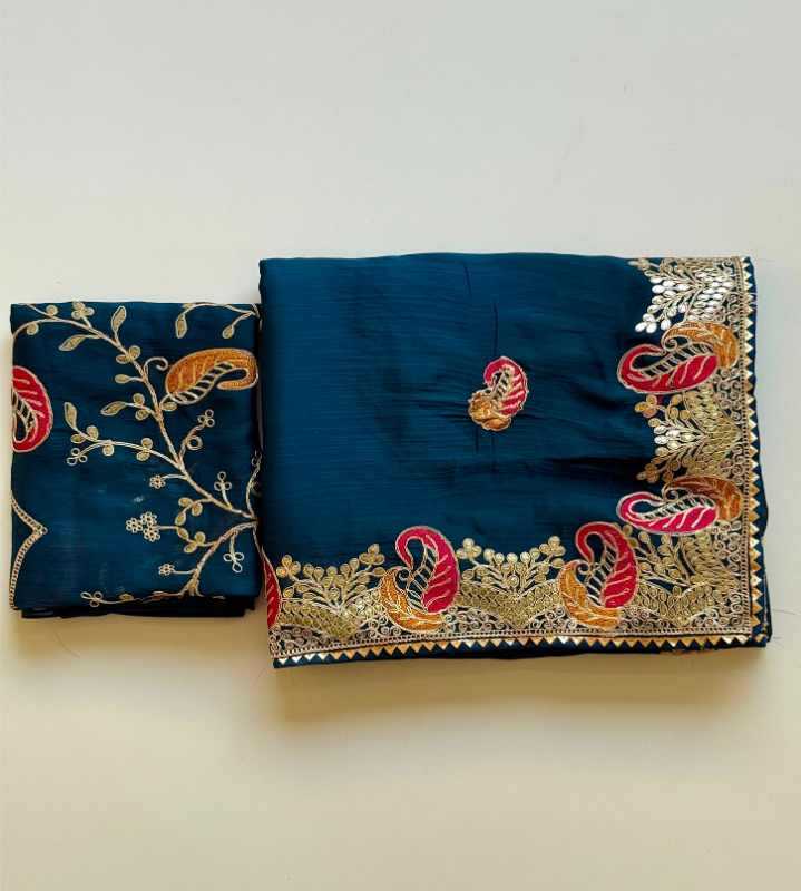 YNF Wholesale Satin Chiffon Sarees  | Surat Manufacturer
