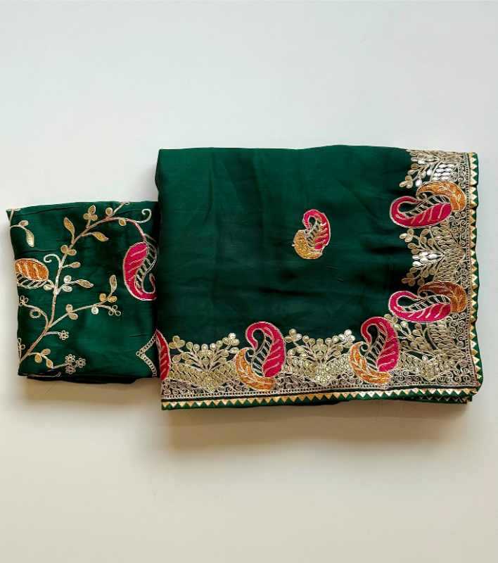 YNF Wholesale Satin Chiffon Sarees  | Surat Manufacturer