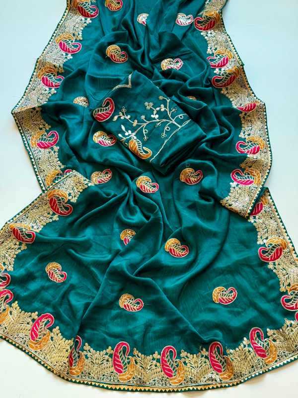 YNF Wholesale Satin Chiffon Sarees  | Surat Manufacturer