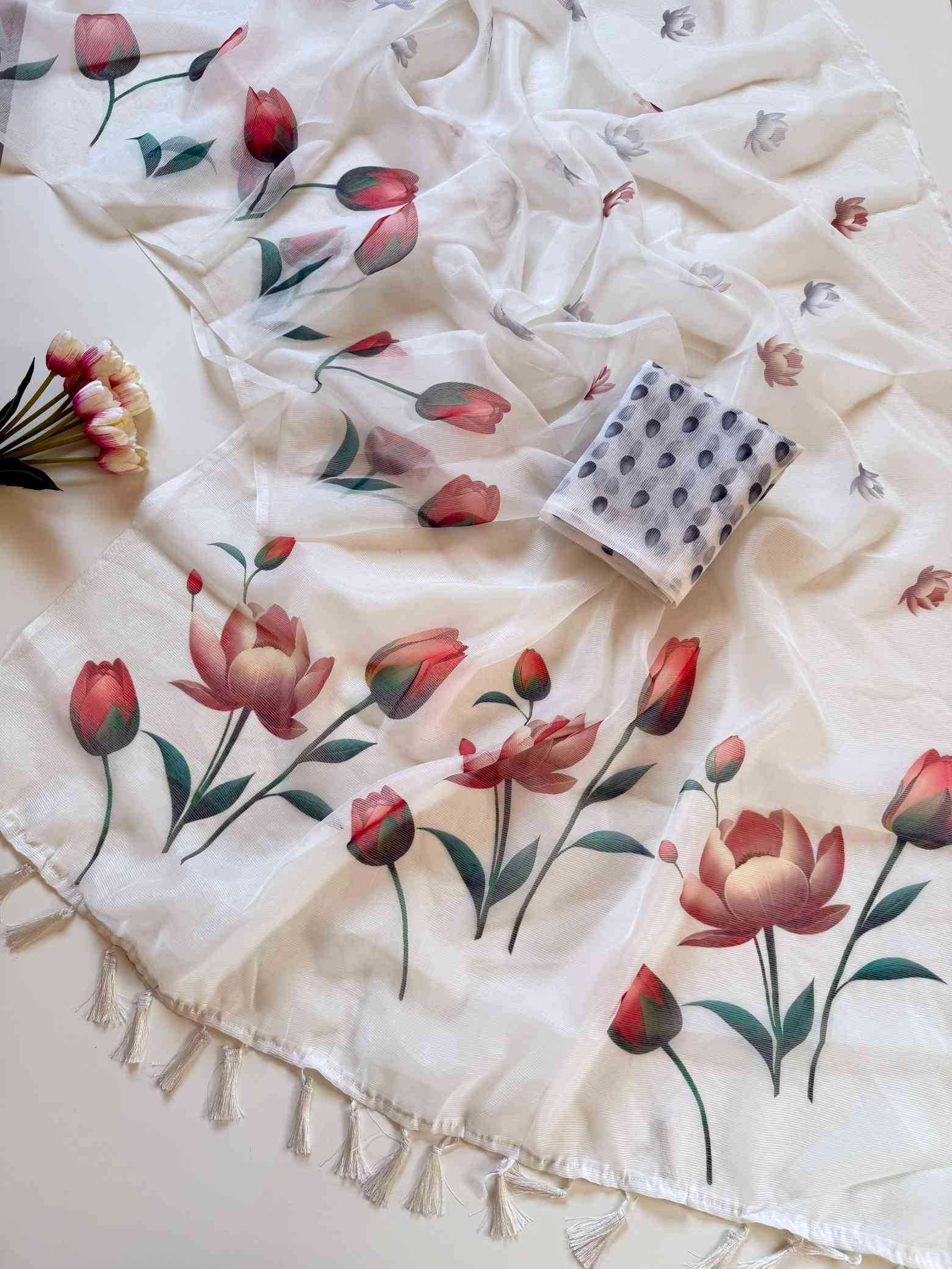 YNF Wholesale Cotton Designer Sarees  | Surat Manufacturer