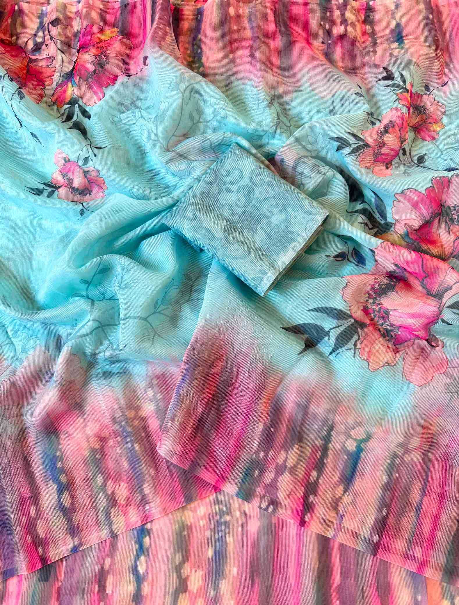 YNF Wholesale Cotton Designer Sarees  | Surat Manufacturer