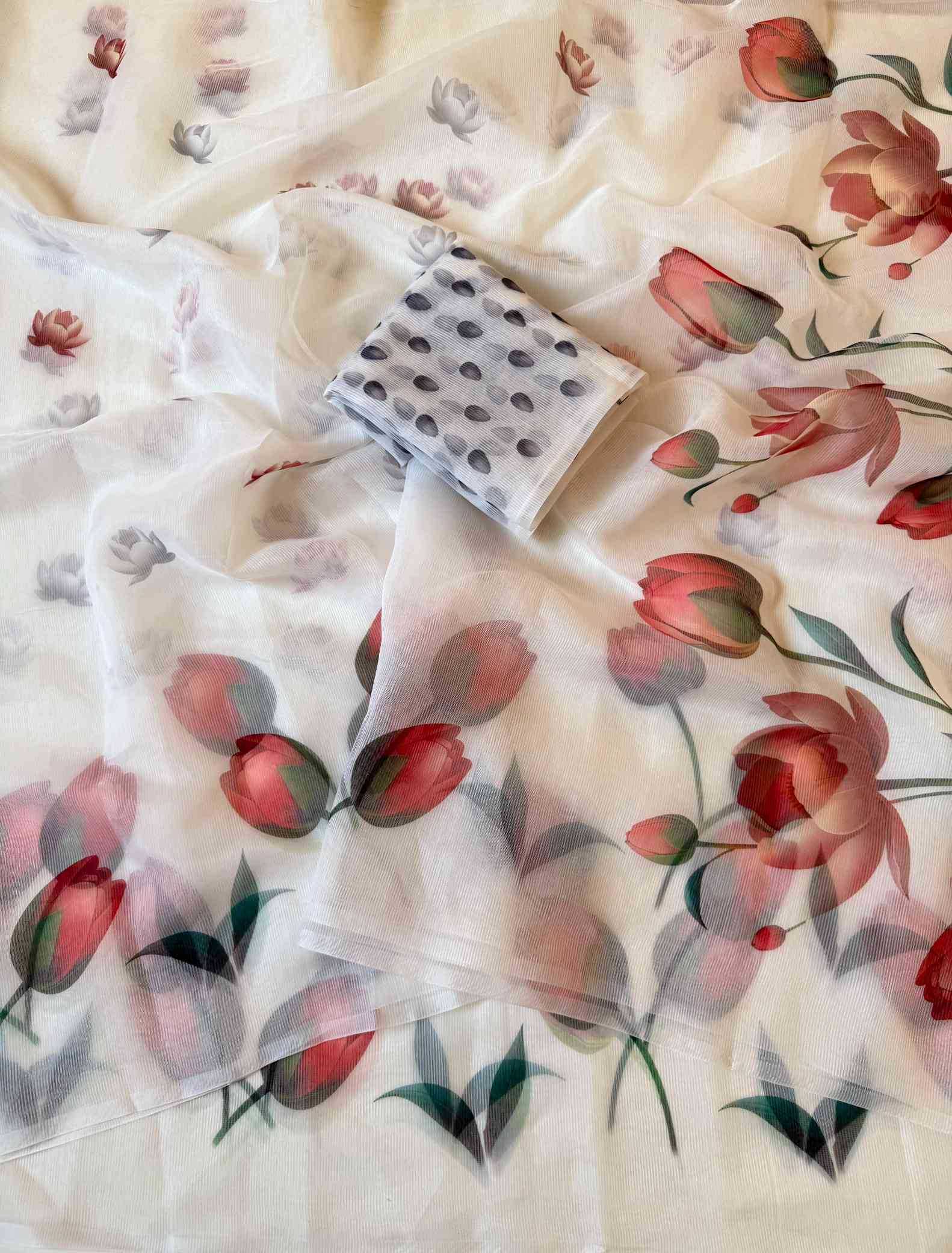 YNF Wholesale Cotton Designer Sarees  | Surat Manufacturer