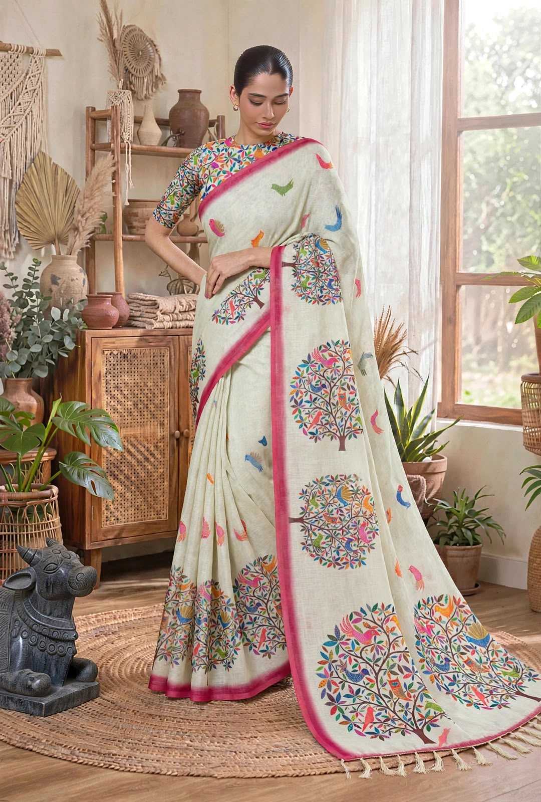 YNF Wholesale Soft Cotton Fancy Sarees  | Surat Manufacturer