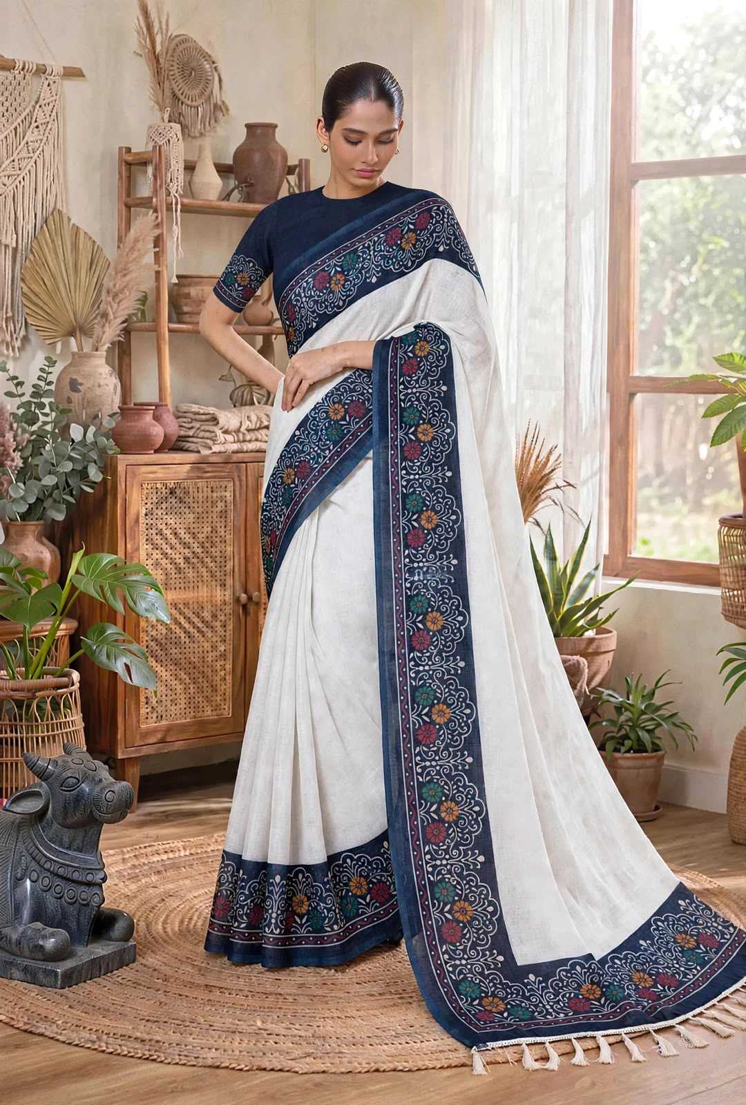 YNF Wholesale Soft Cotton Fancy Sarees  | Surat Manufacturer