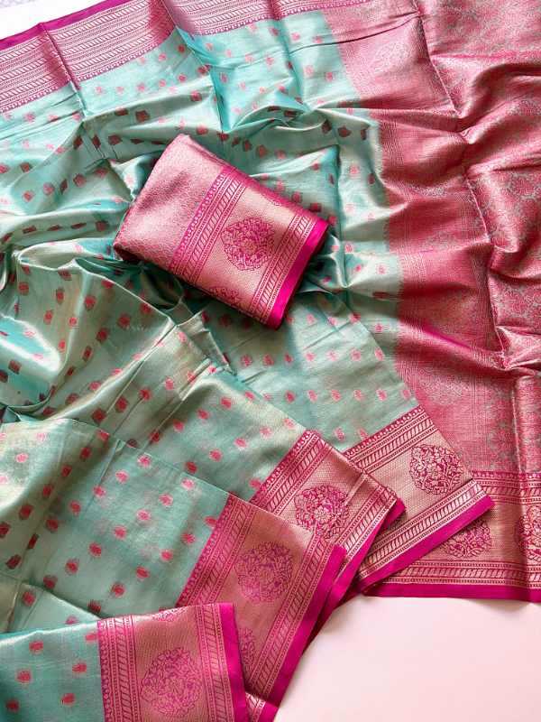 YNF Wholesale Tissue Silk Fancy Sarees  | Surat Manufacturer