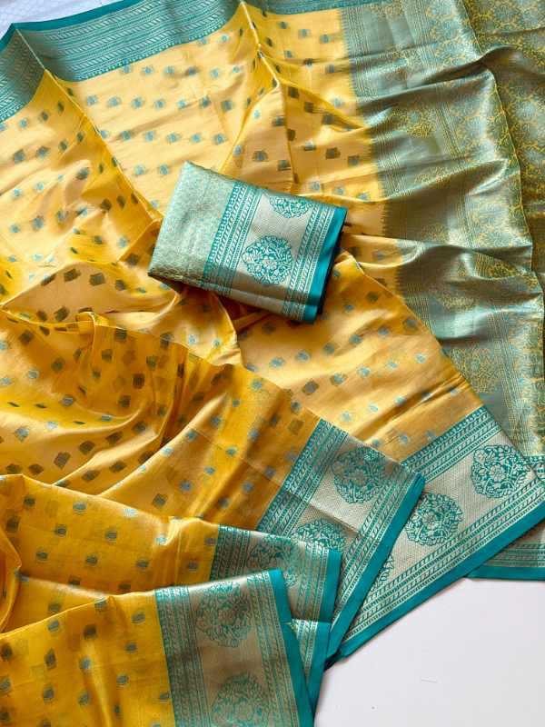 YNF Wholesale Tissue Silk Fancy Sarees  | Surat Manufacturer