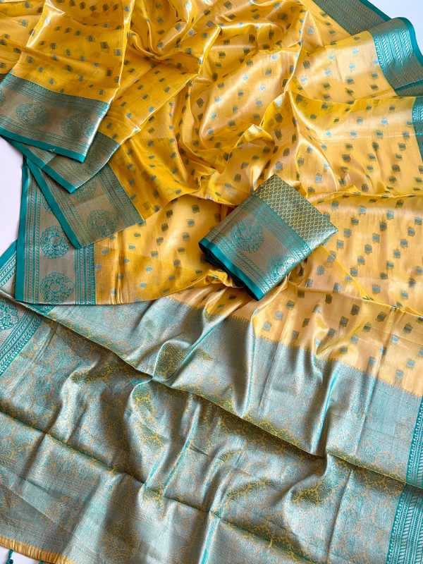 YNF Wholesale Tissue Silk Fancy Sarees  | Surat Manufacturer