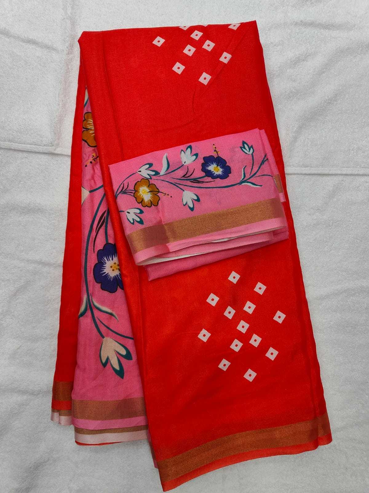 YNF Wholesale Cotton Printed Sarees  | Surat Manufacturer