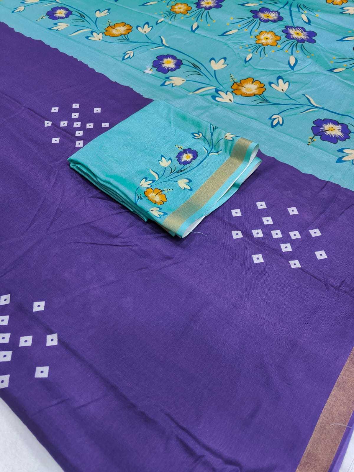YNF Wholesale Cotton Printed Sarees  | Surat Manufacturer