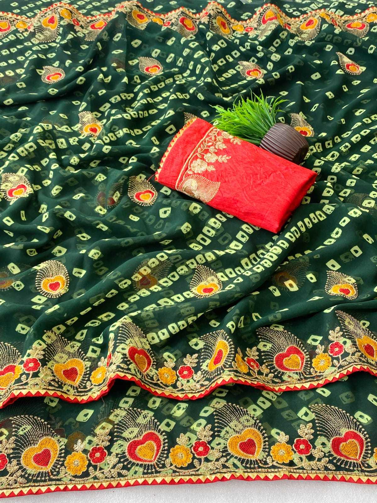 YNF Wholesale Georgette Georgette Sarees KESH179 Jamkudi | Surat Manufacturer