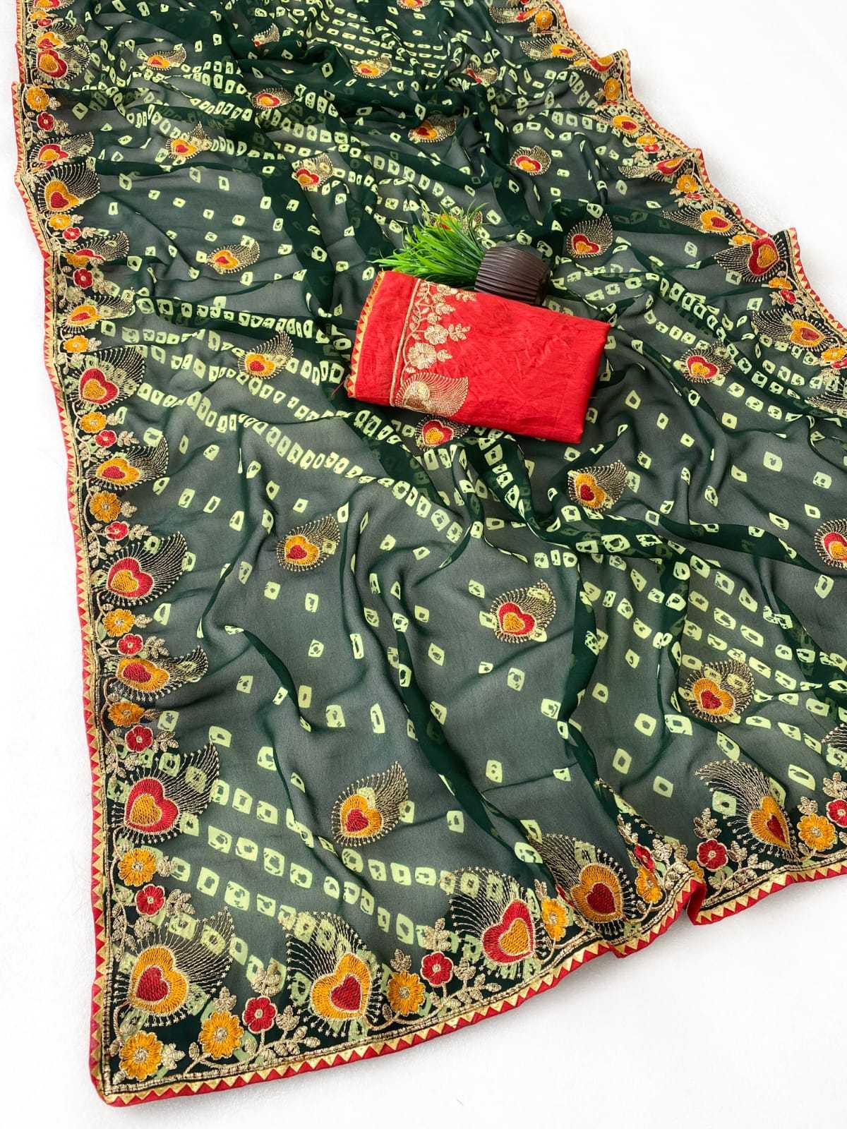 YNF Wholesale Georgette Georgette Sarees KESH179 Jamkudi | Surat Manufacturer