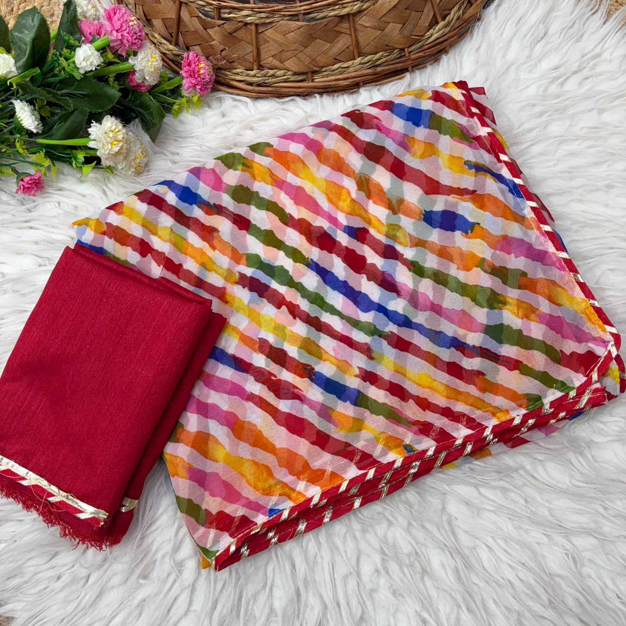 YNF Wholesale Georgette Printed Sarees  | Surat Manufacturer