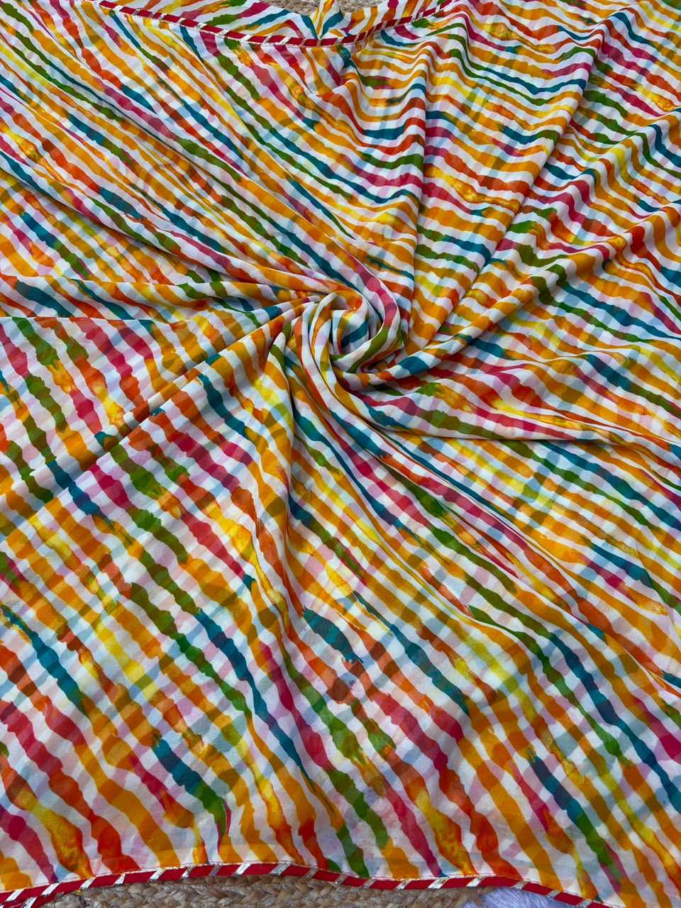 YNF Wholesale Georgette Printed Sarees  | Surat Manufacturer