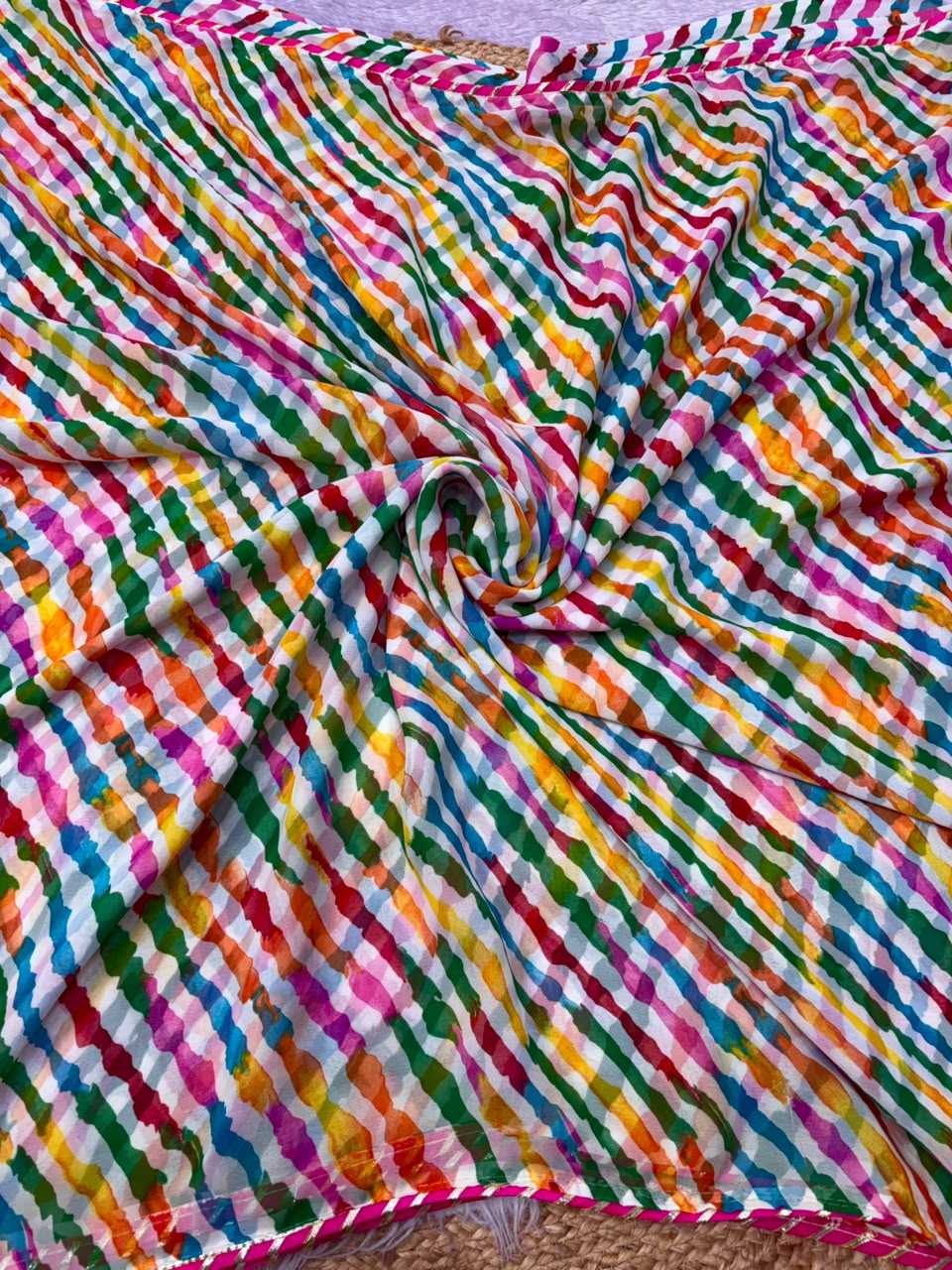 YNF Wholesale Georgette Printed Sarees  | Surat Manufacturer