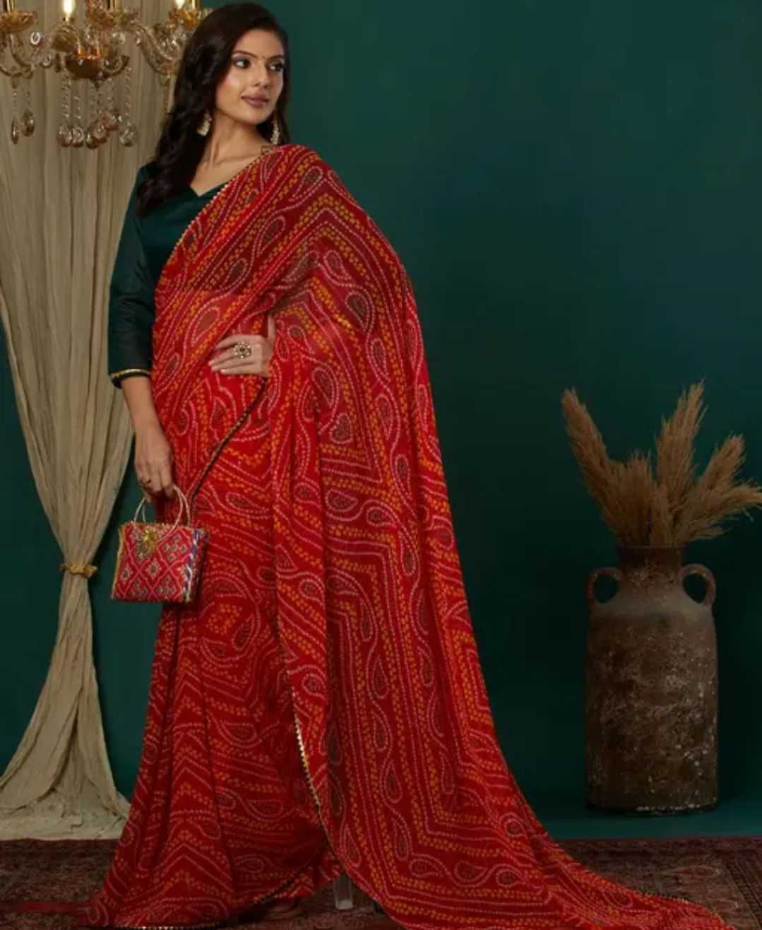 YNF Wholesale Georgette Fancy Sarees KESH179 Roshni | Surat Manufacturer