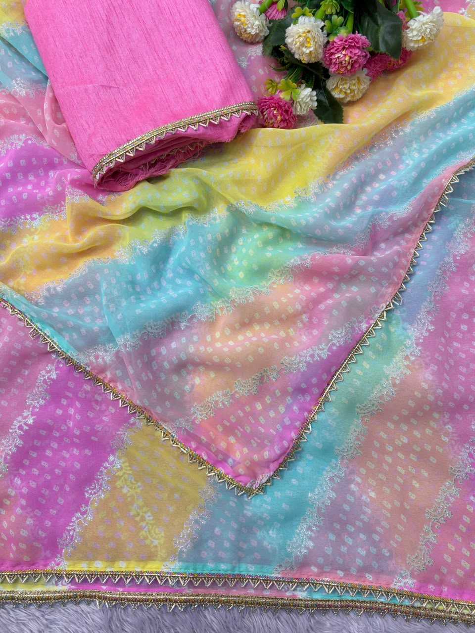 YNF Wholesale Georgette Fancy Sarees KESH179 Sanvi | Surat Manufacturer