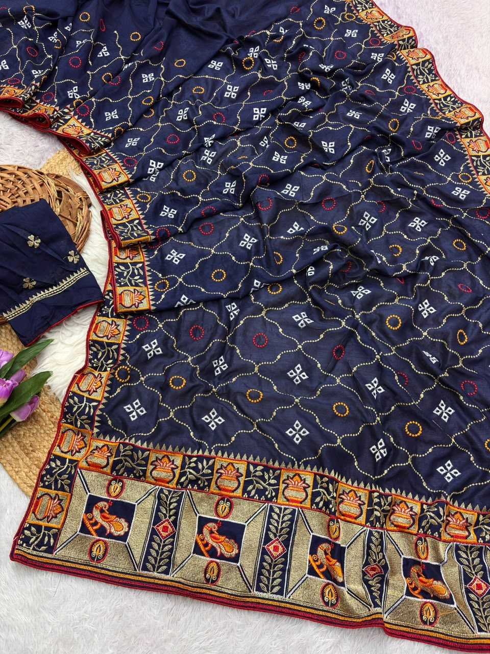 YNF Wholesale Soft Vichitra Party Wear Sarees  | Surat Manufacturer