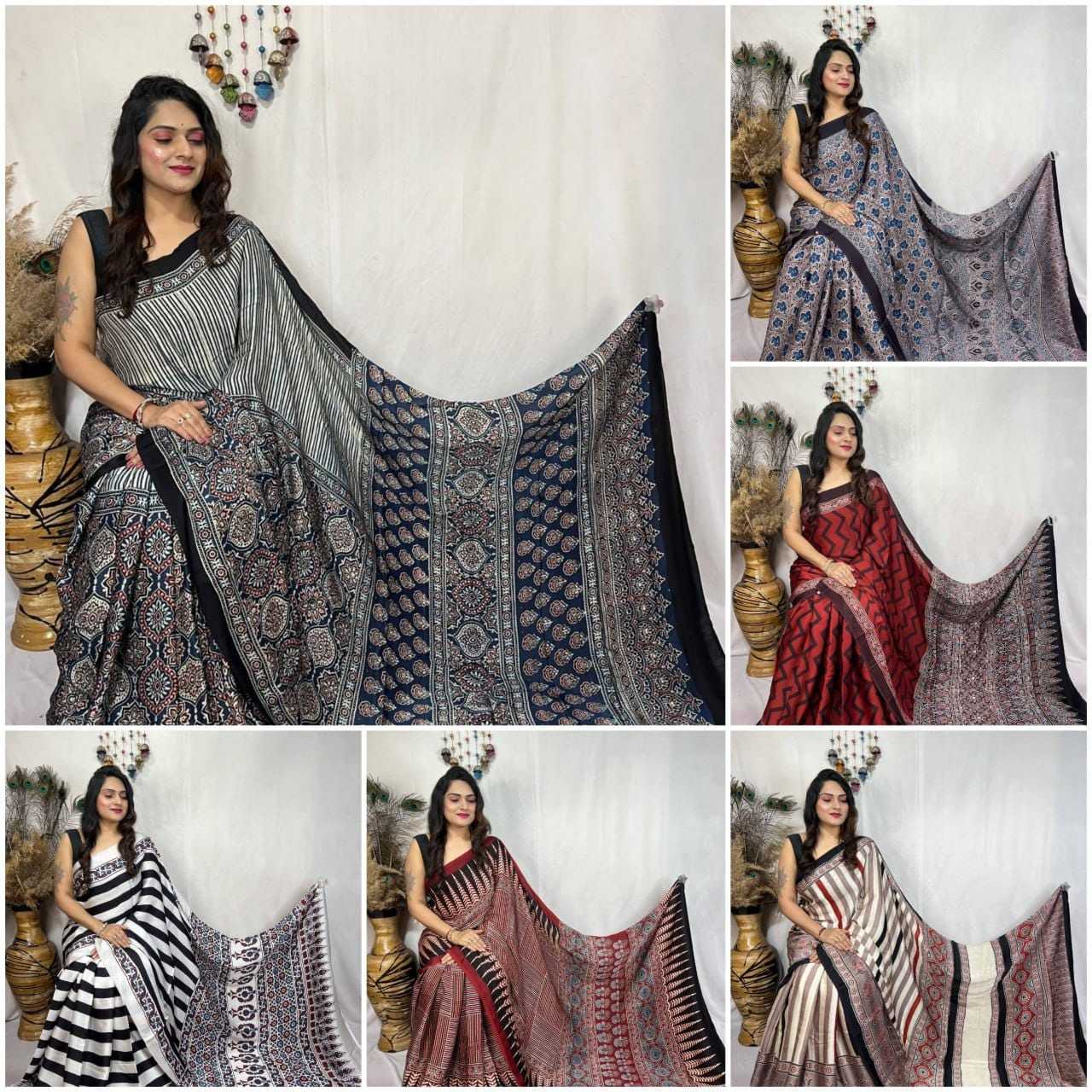 YNF Wholesale Japan Sartin Gajji Modal Sarees  | Surat Manufacturer