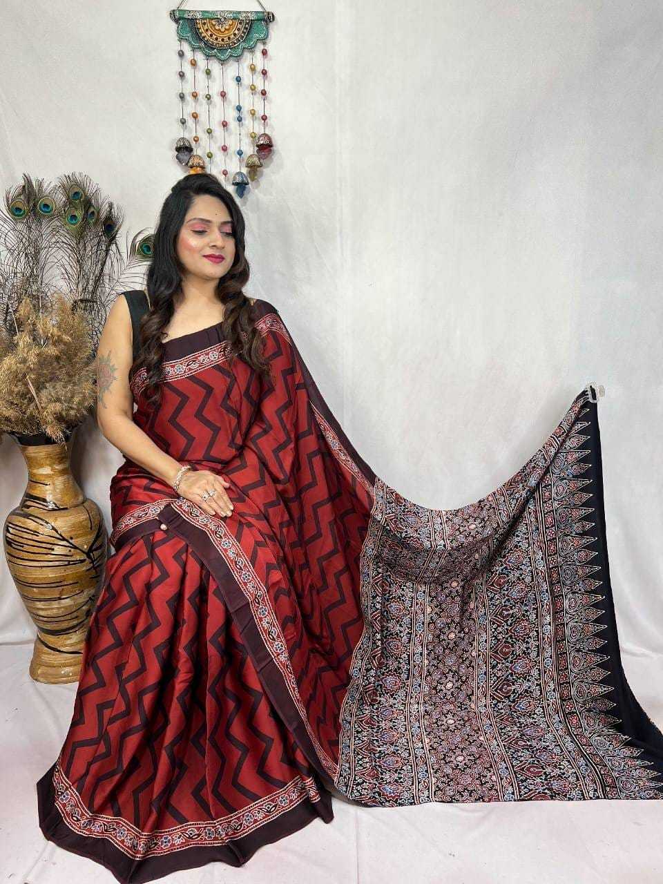 YNF Wholesale Japan Sartin Gajji Modal Sarees  | Surat Manufacturer