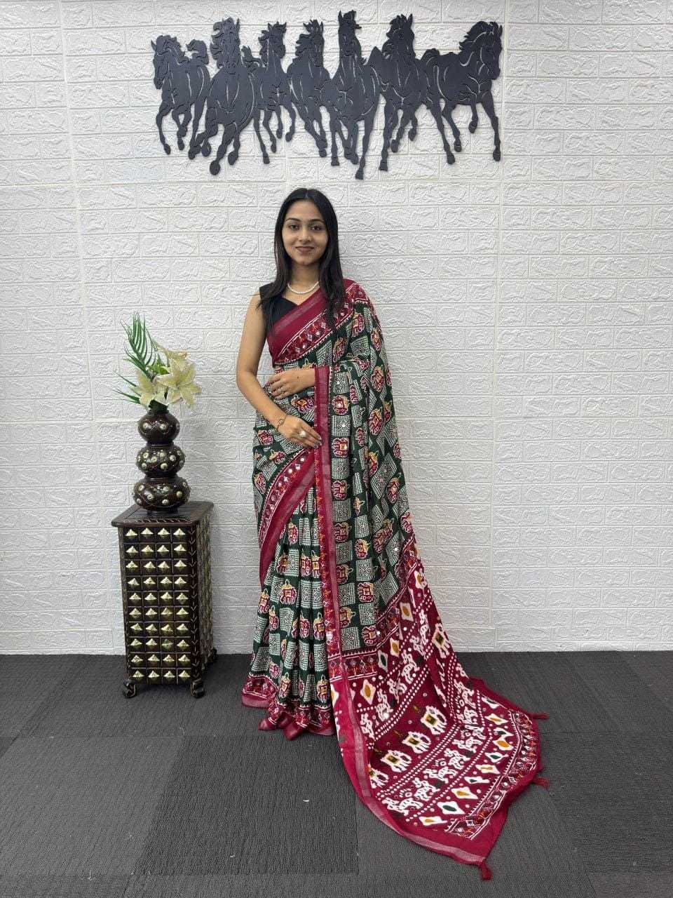 YNF Wholesale Cotton Hand Work Sarees  | Surat Manufacturer