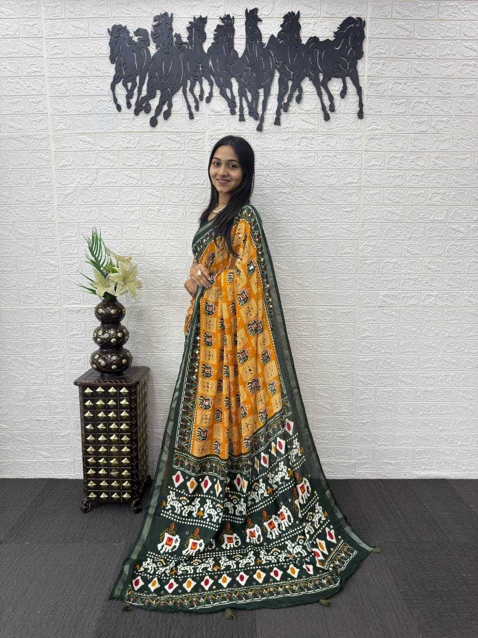 YNF Wholesale Cotton Hand Work Sarees  | Surat Manufacturer