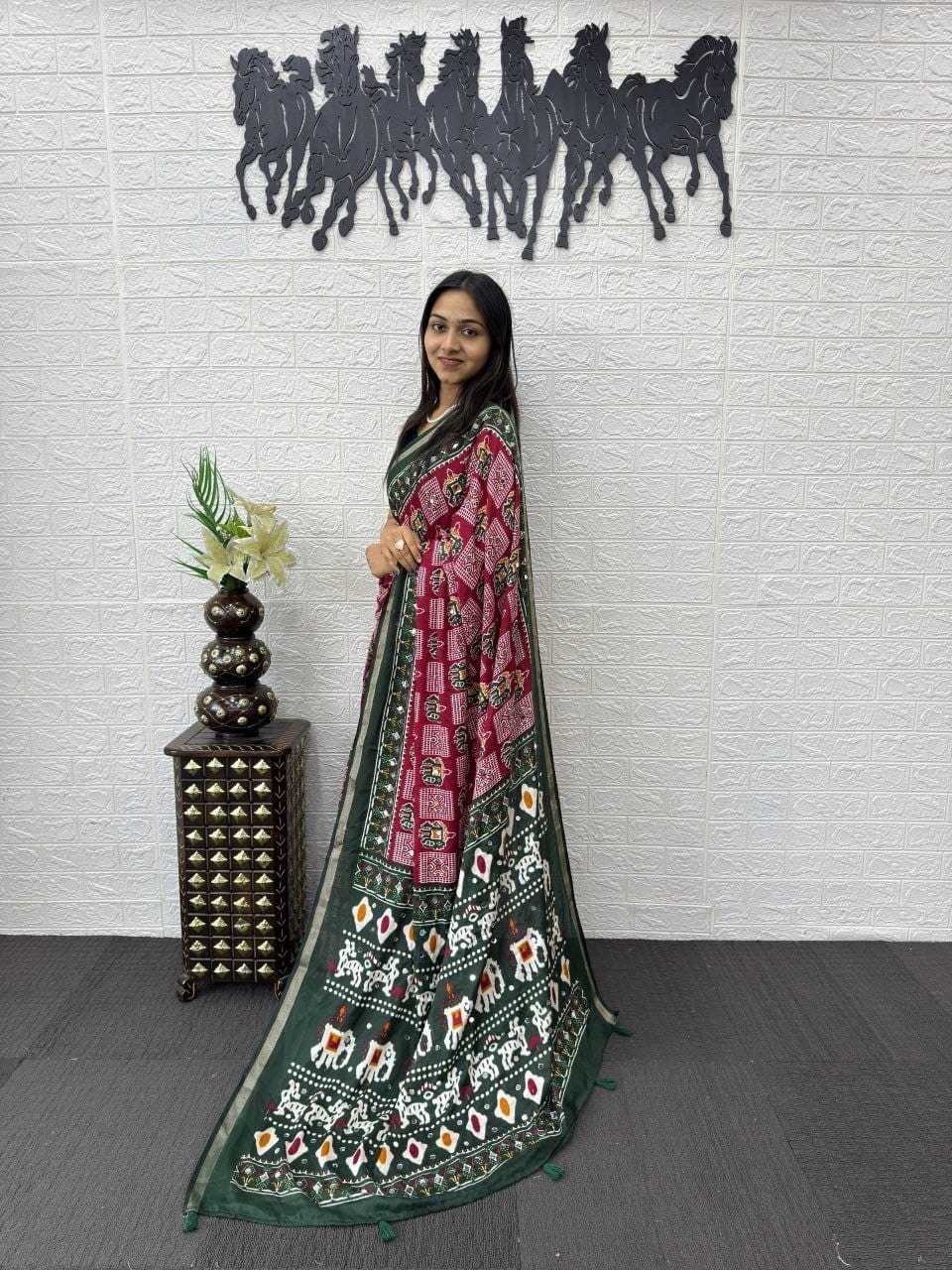 YNF Wholesale Cotton Hand Work Sarees  | Surat Manufacturer