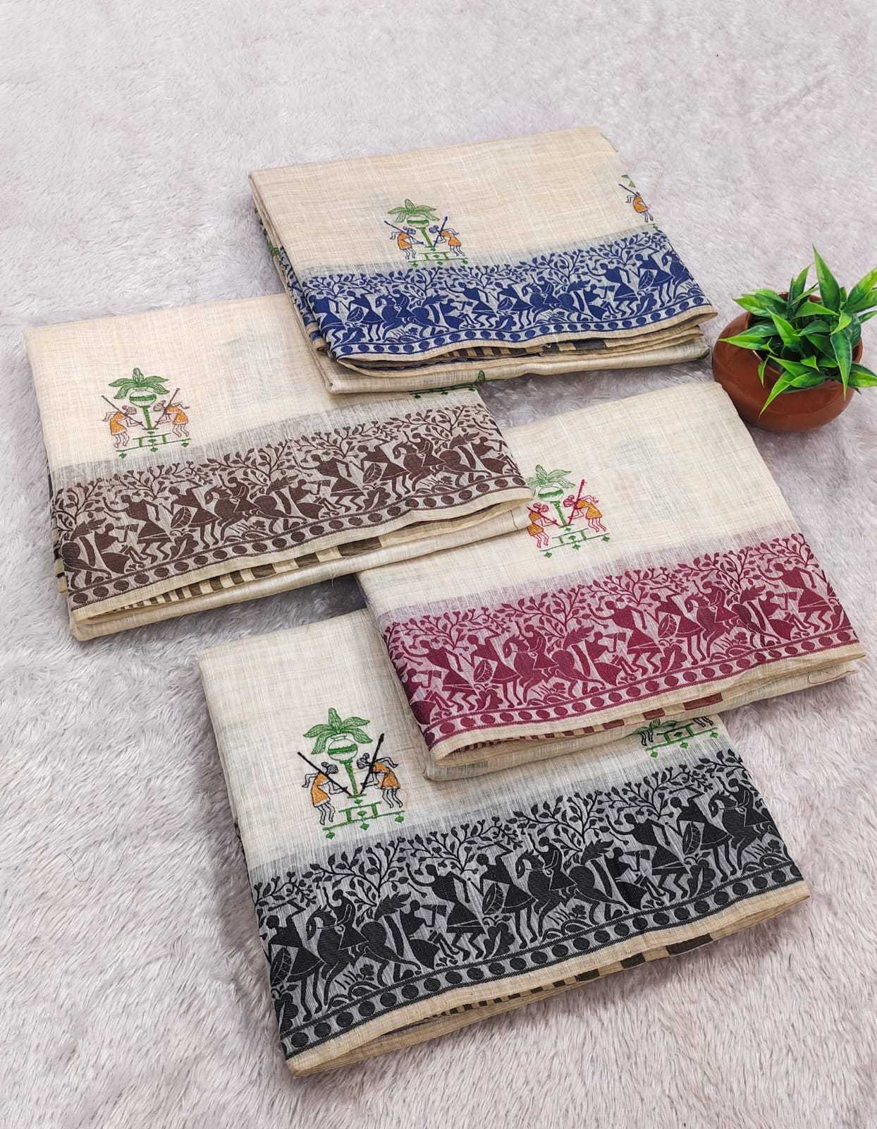 YNF Wholesale Cotton Printed Sarees KESH183 Chiku | Surat Manufacturer