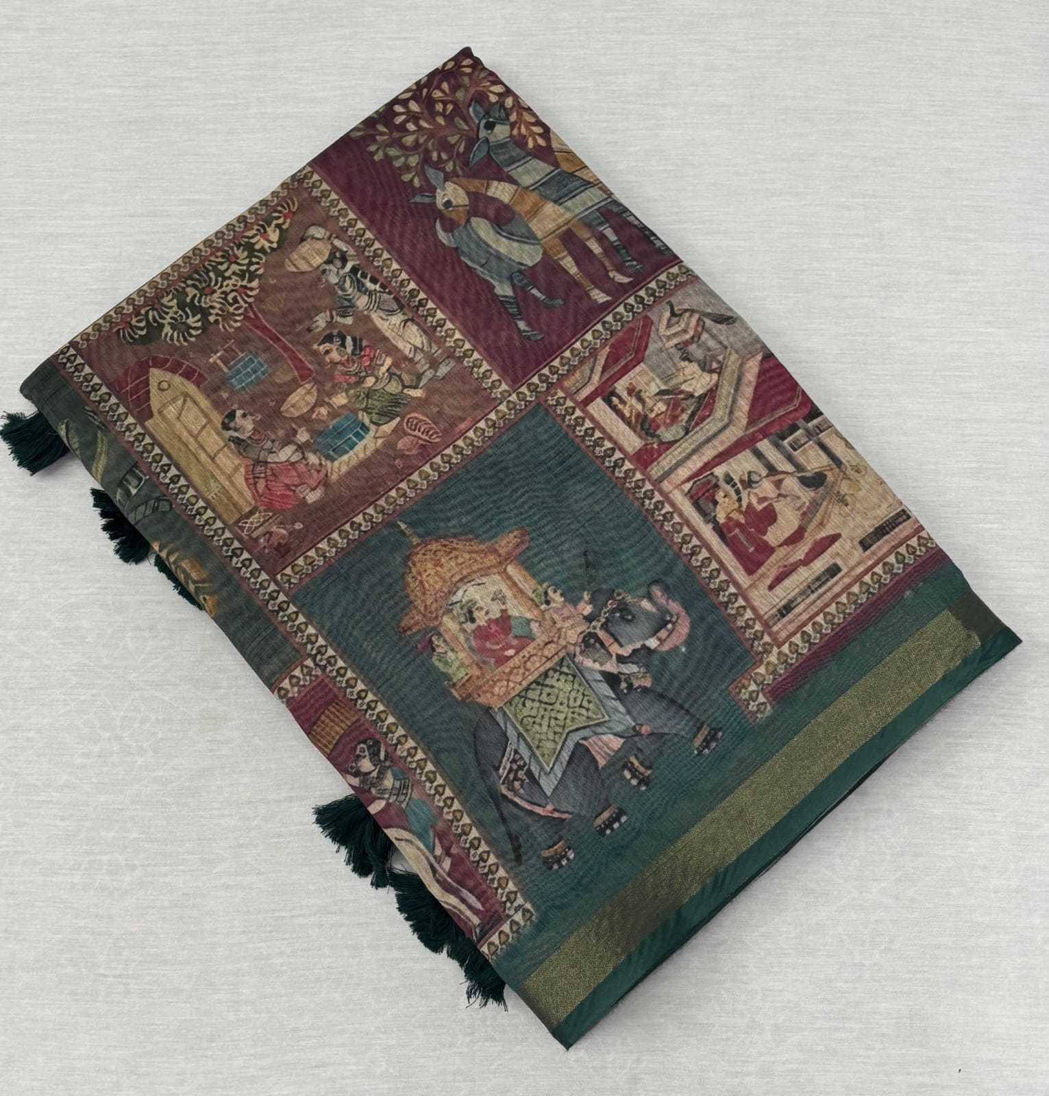 YNF Wholesale Cotton Printed Sarees KESH183 Collec | Surat Manufacturer