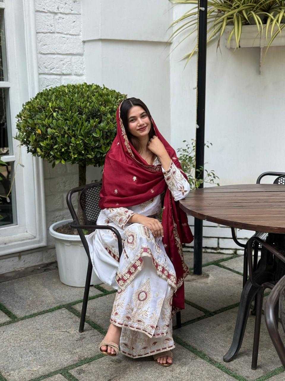 YNF Wholesale Chinon Silk Embroidery Suits  | Surat Manufacturer