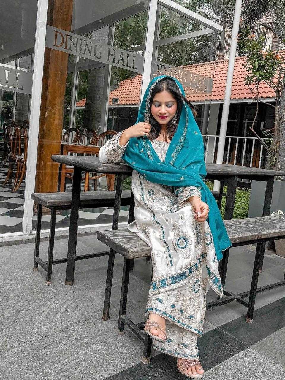 YNF Wholesale Chinon Silk Embroidery Suits  | Surat Manufacturer