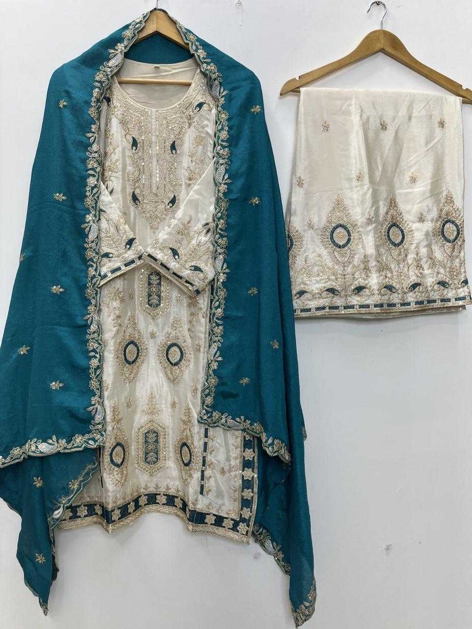 YNF Wholesale Chinon Silk Embroidery Suits  | Surat Manufacturer