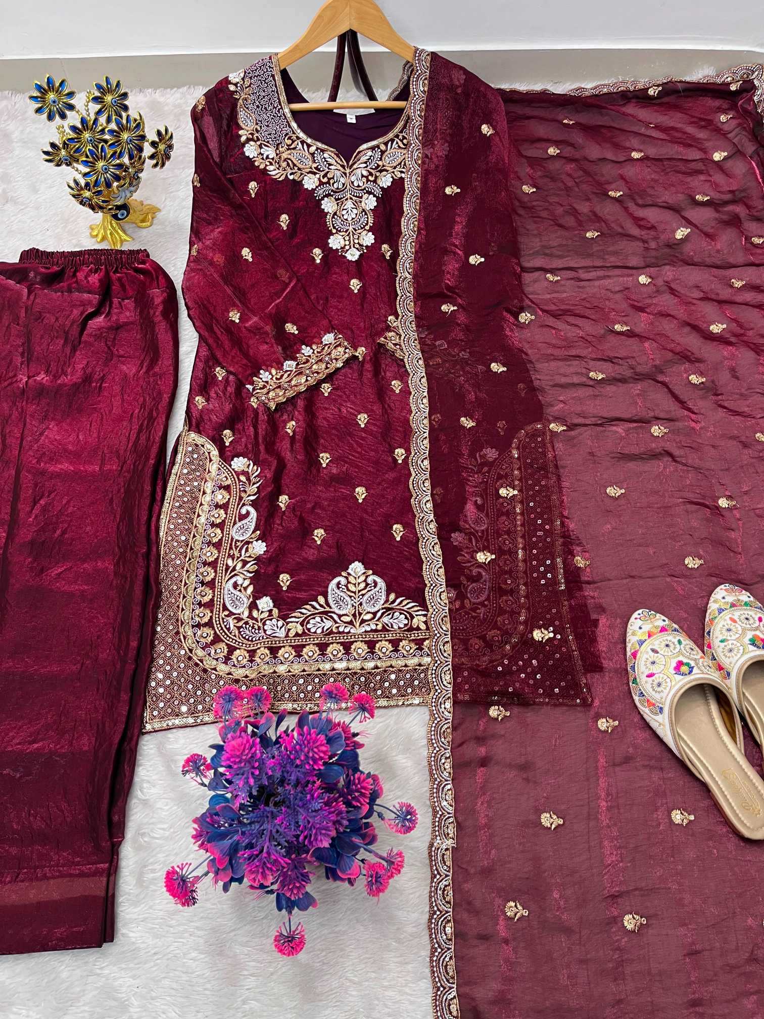 YNF Wholesale Fancy Embroidery Suits  | Surat Manufacturer