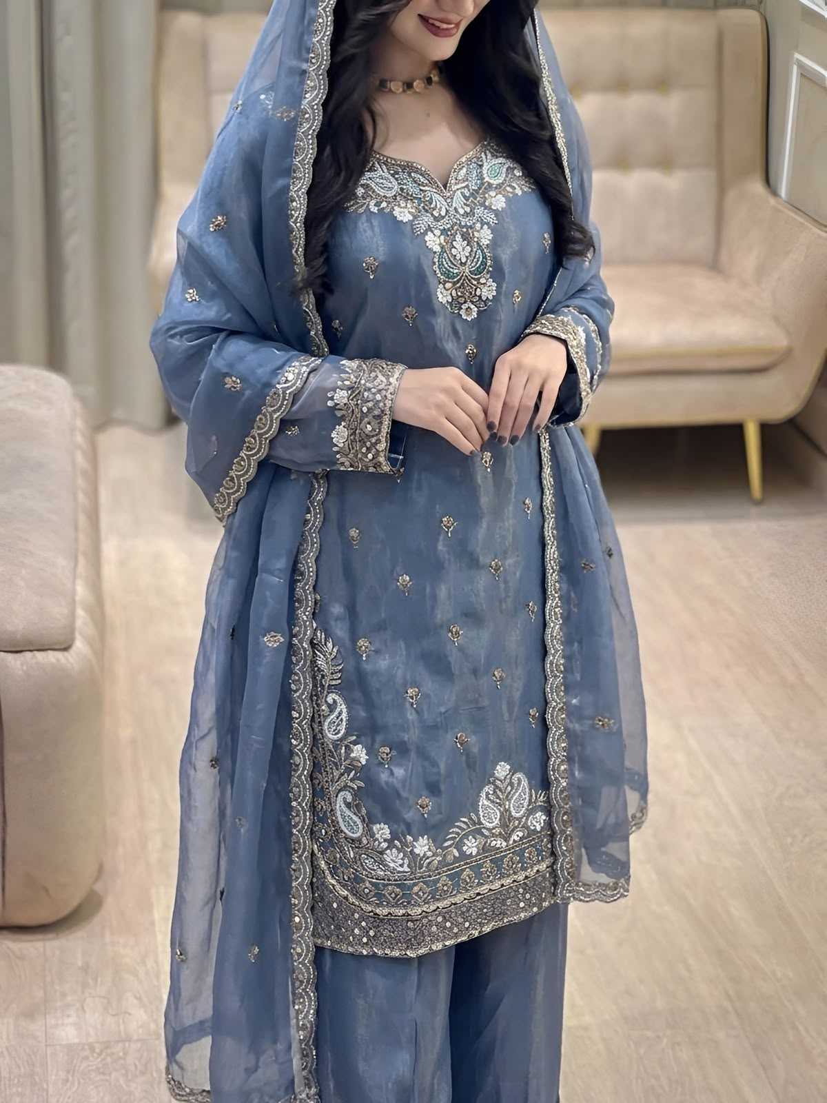 YNF Wholesale Fancy Embroidery Suits  | Surat Manufacturer