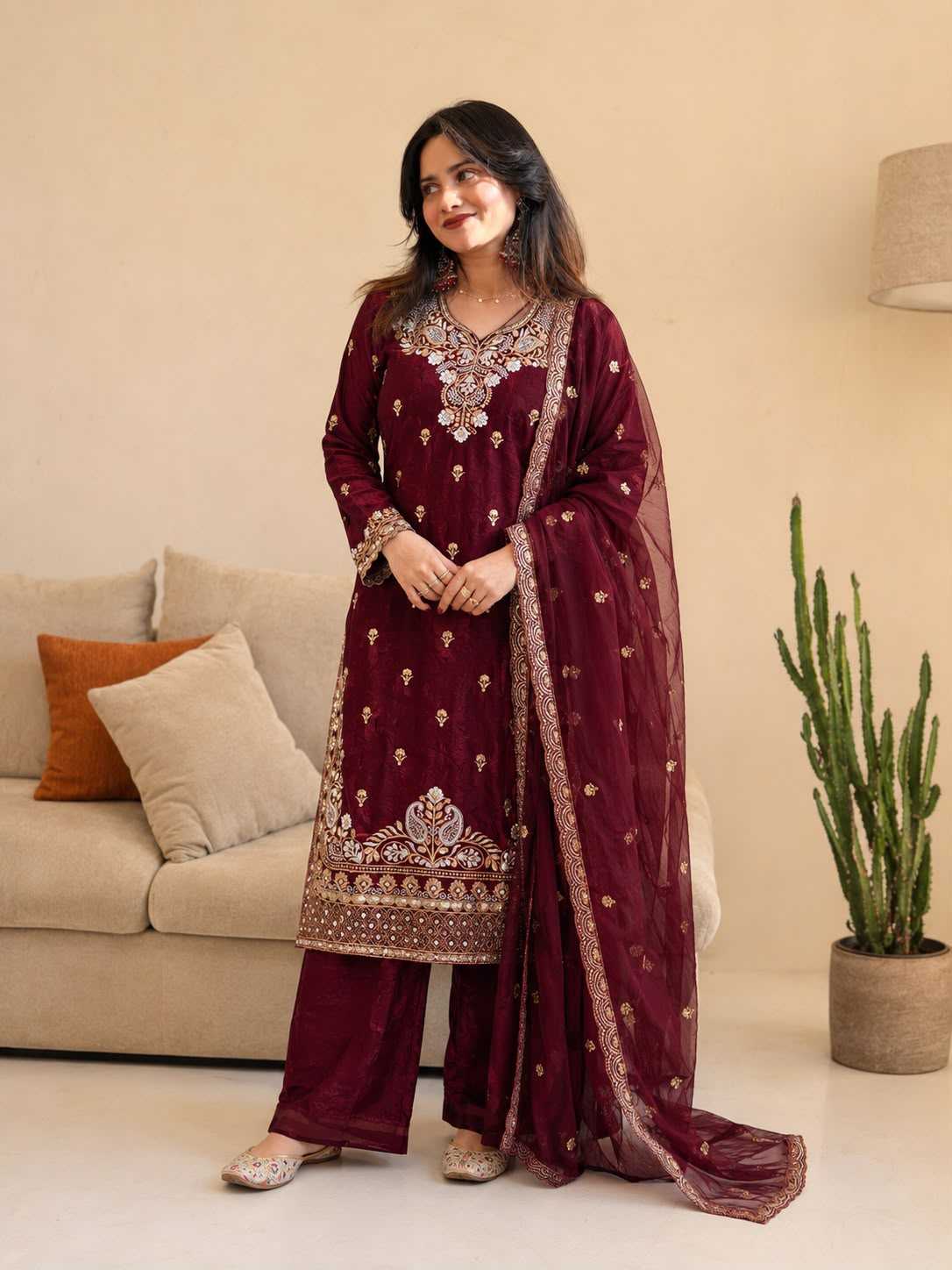 YNF Wholesale Fancy Embroidery Suits  | Surat Manufacturer