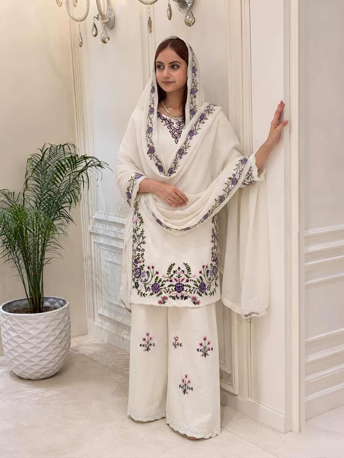 YNF Wholesale Fancy Embroidery Suits  | Surat Manufacturer