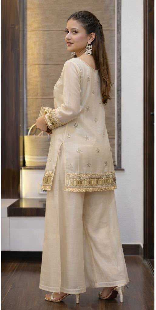 YNF Wholesale Silk Palazzo Suit  | Surat Manufacturer