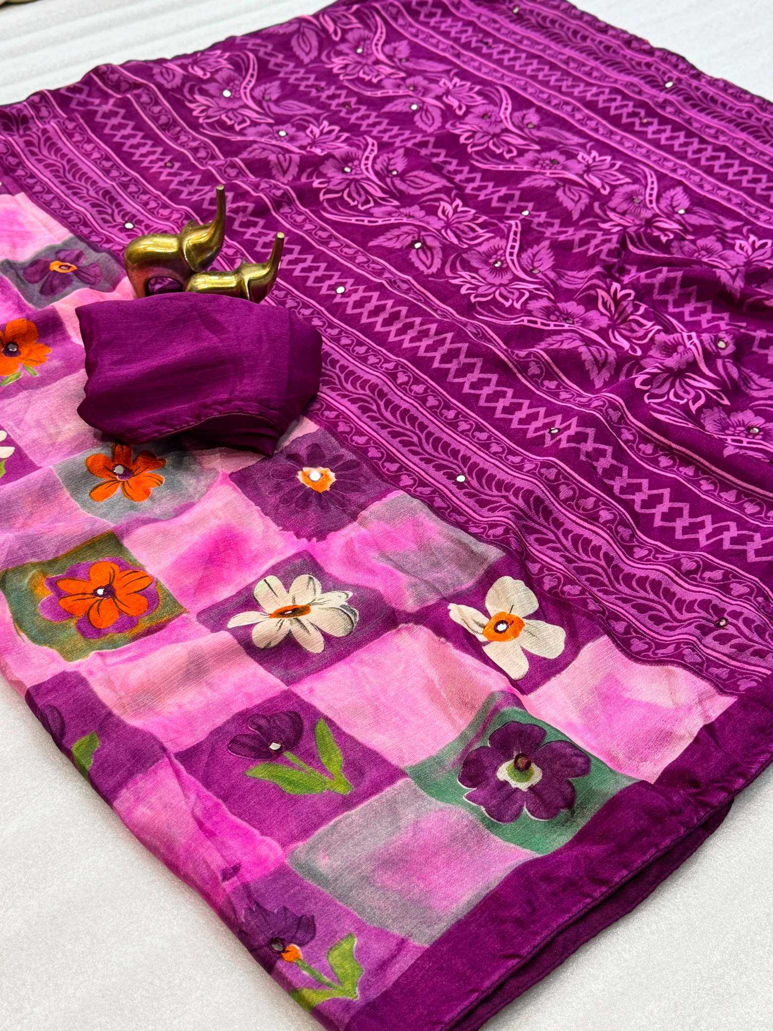 YNF Wholesale Chiffon Chiffon Sarees KESH187 Abhitha | Surat Manufacturer