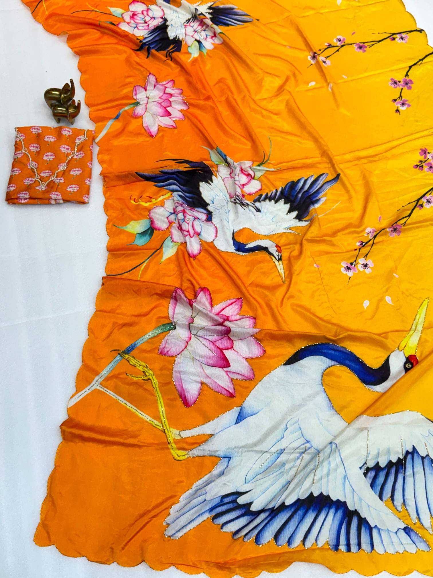 YNF Wholesale Chinon Silk Soft Silk Sarees KESH187 Archana | Surat Manufacturer