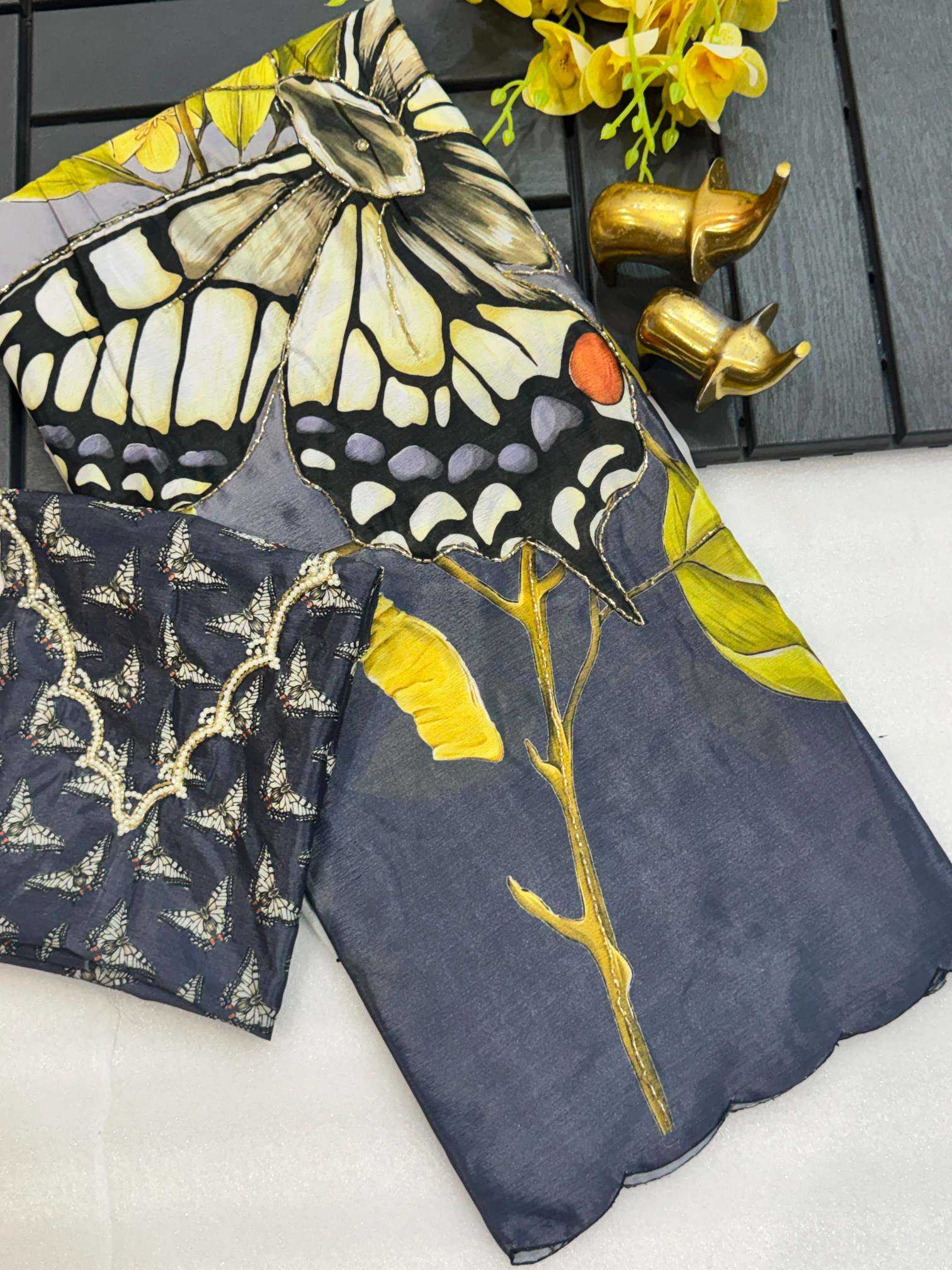 YNF Wholesale Chinon Silk Soft Silk Sarees KESH187 Archana | Surat Manufacturer