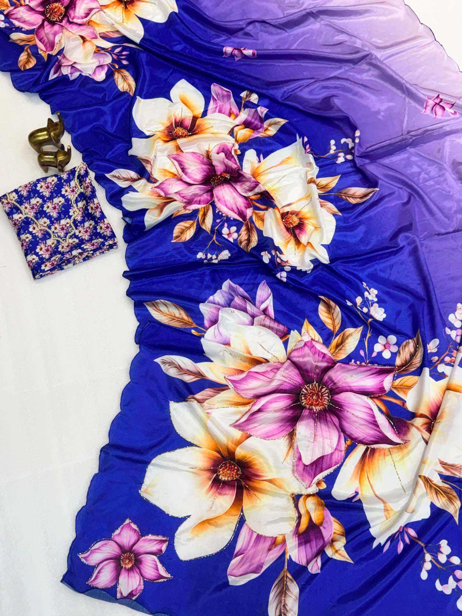 YNF Wholesale Chinon Silk Soft Silk Sarees KESH187 Archana | Surat Manufacturer