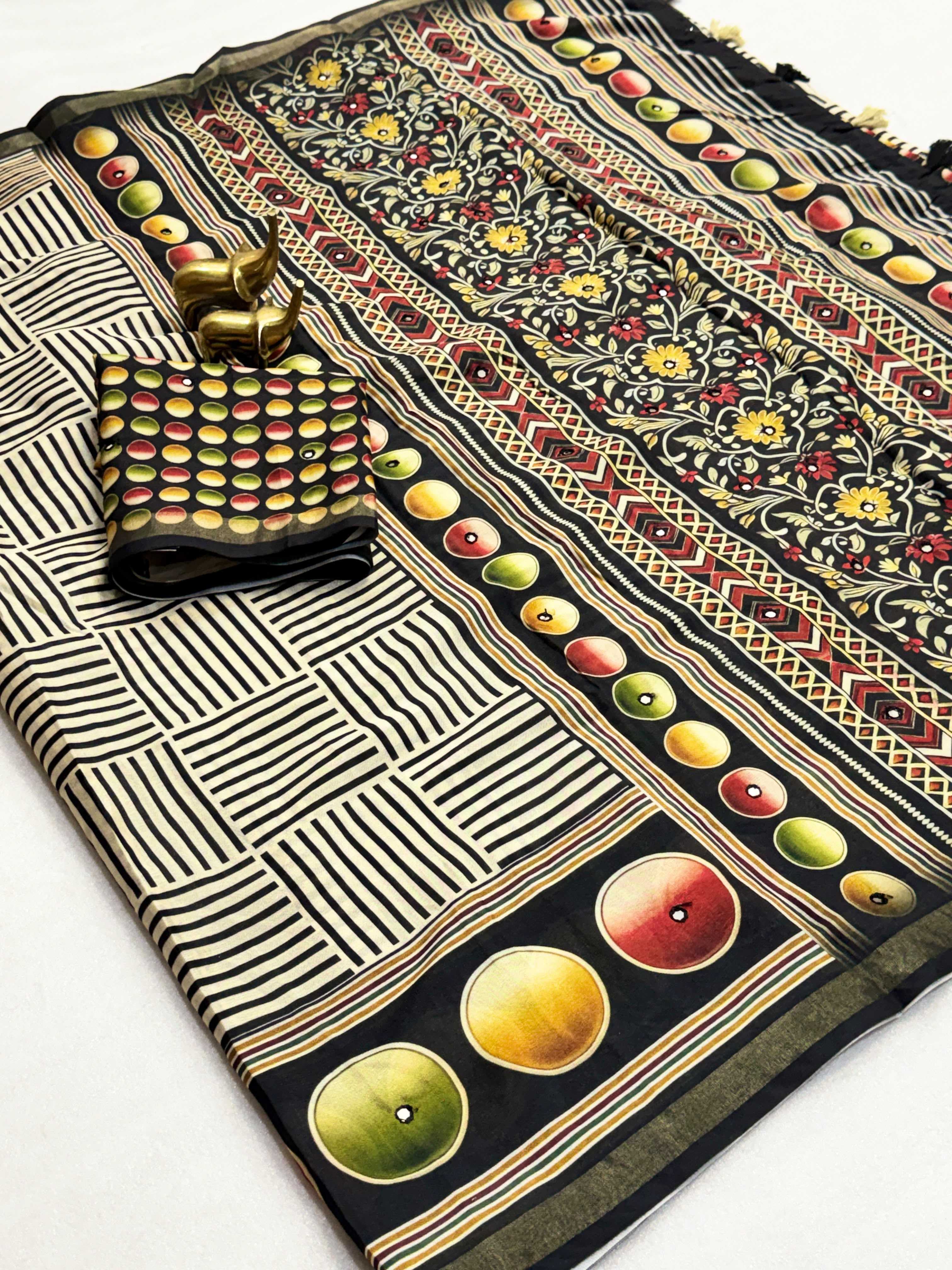 YNF Wholesale Silk Printed Sarees  | Surat Manufacturer