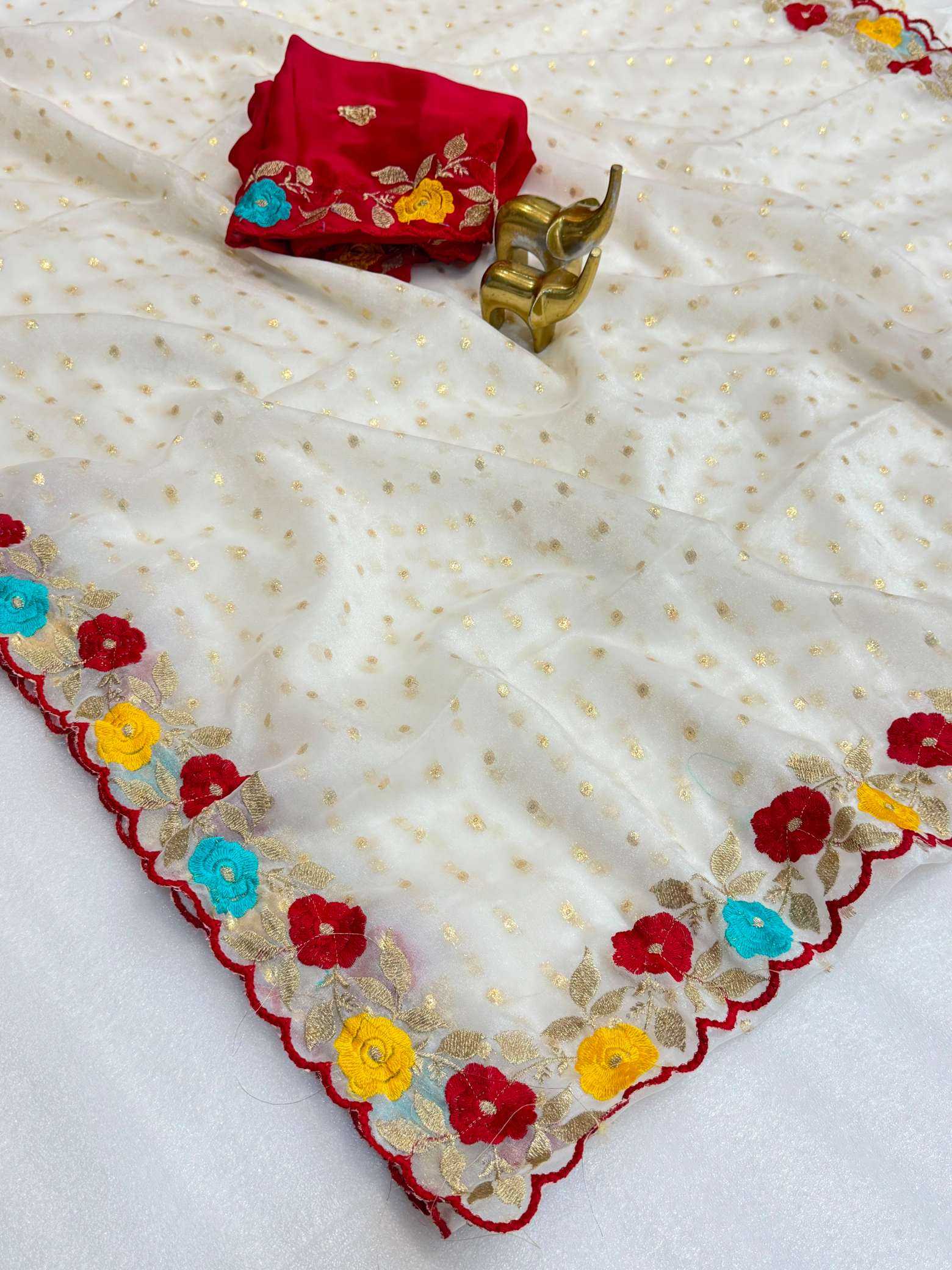 YNF Wholesale Organza Organza Sarees KESH187 Ashika | Surat Manufacturer