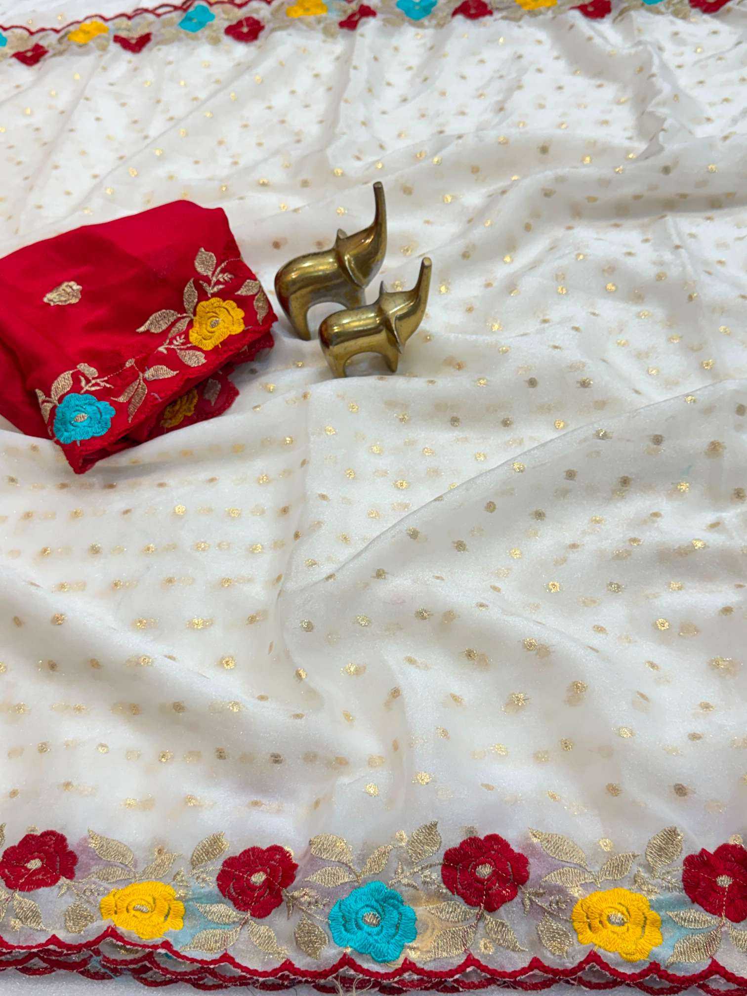 YNF Wholesale Organza Organza Sarees KESH187 Ashika | Surat Manufacturer