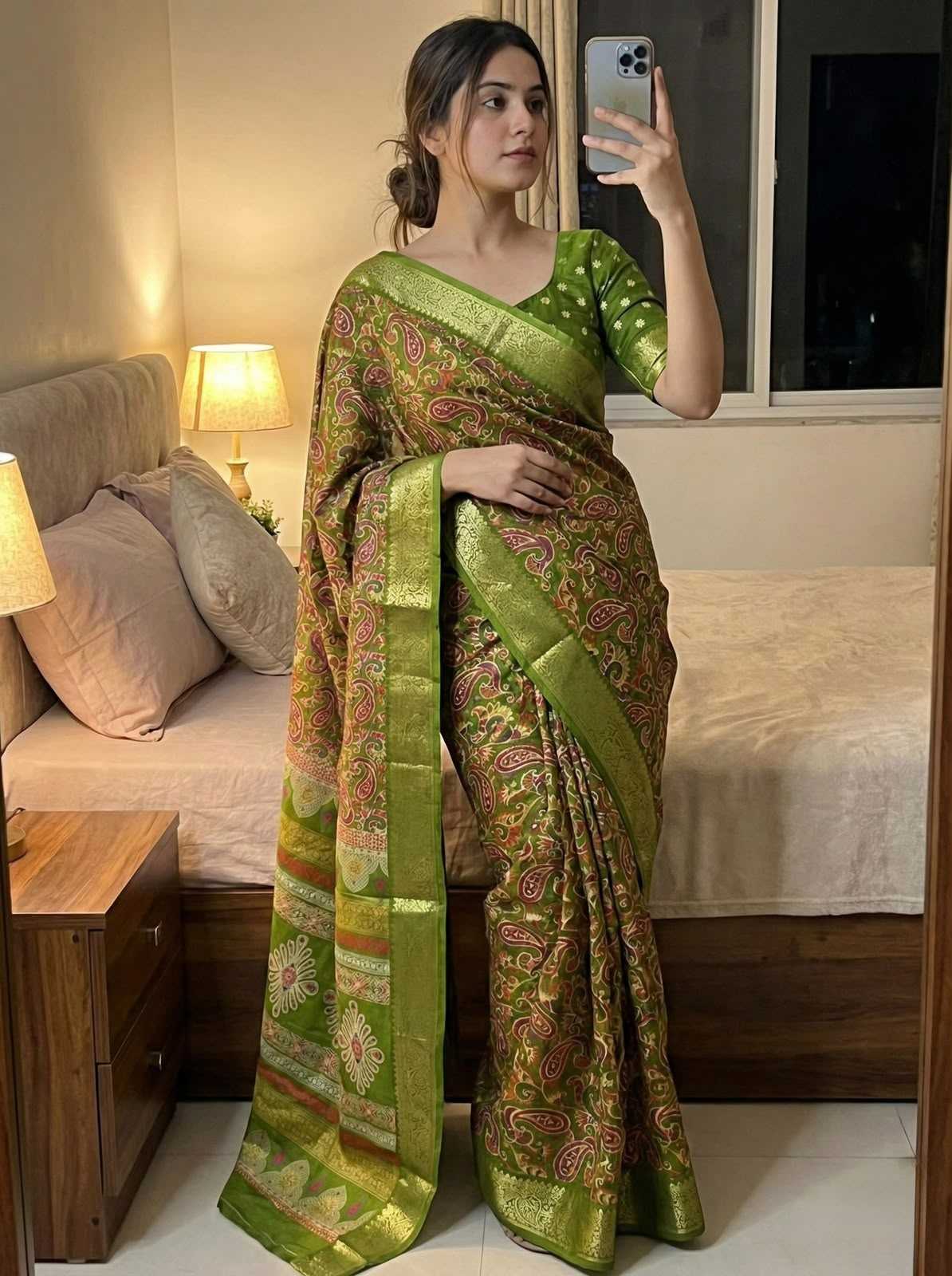 YNF Wholesale Cotton Printed Sarees KESH187 Ashna | Surat Manufacturer
