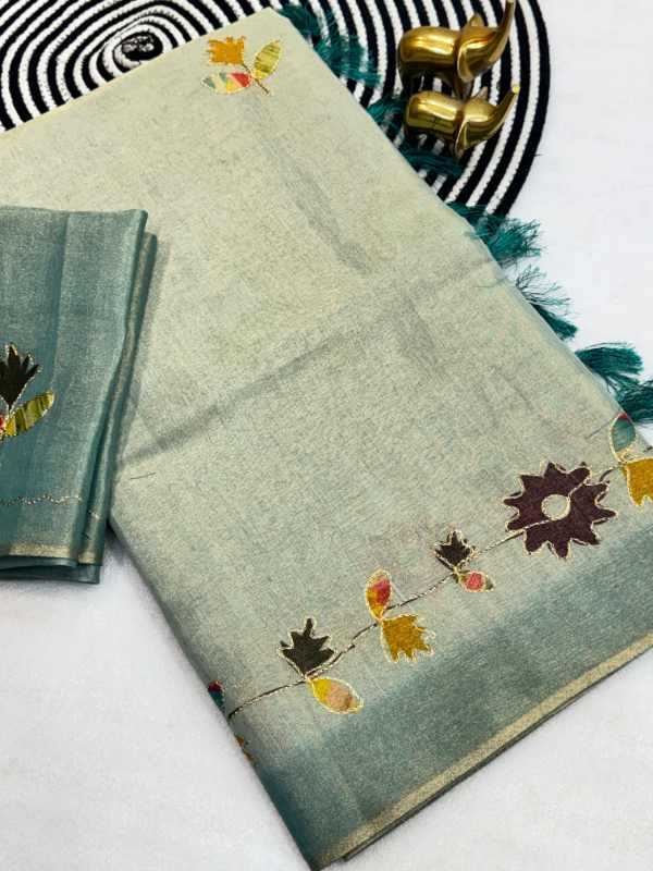 YNF Wholesale Tissue Tissue Silk Saree  | Surat Manufacturer