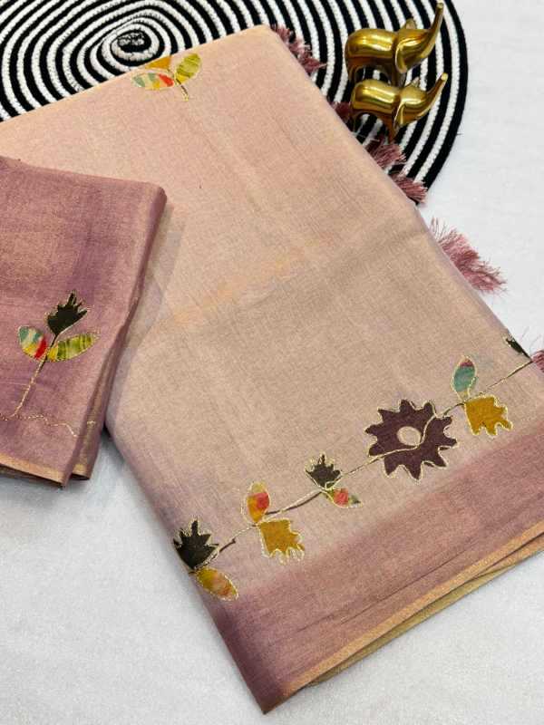 YNF Wholesale Tissue Tissue Silk Saree  | Surat Manufacturer